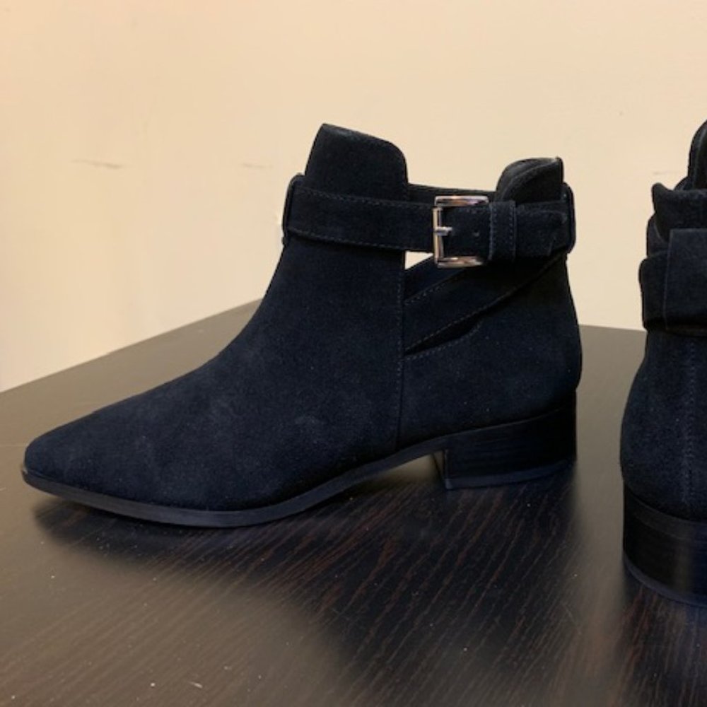& Other Stories Black Suede Ankle Boots